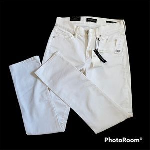 NWT Banana Republic Stay White Denim Jeans Size 25R